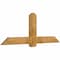 Ekena Millwork Eugene Rough Sawn Timber Gable Bracket, Western Red Cedar, 72"W x 27"H x 4"D x 6"F, 9/12 Pitch GBW072X27X0406EUG00RWR - alternate 2